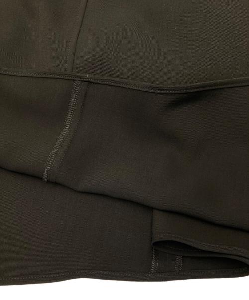 23区（ニジュウサンク）23区 (ニジュウサンク) キューティクルストレッチツイル イレギュラーヘム ワンピース ブラック サイズ:38の古着・服飾アイテム