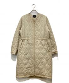 23区（ニジュウサンク）の古着「中綿 ロング パディング アウター」｜ベージュ