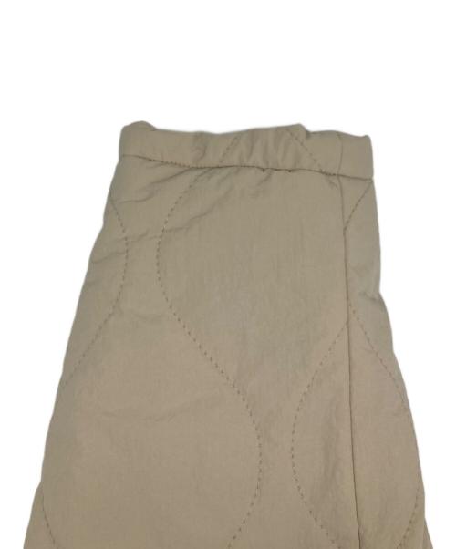 23区（ニジュウサンク）23区 (ニジュウサンク) 中綿 ロング パディング アウター ベージュ サイズ:38の古着・服飾アイテム