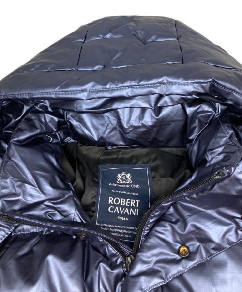 ROBERT CAVANI（ロベルトカバーニ）ROBERT CAVANI (ロベルトカバーニ) ダウンジャケット ブルー サイズ:44の古着・服飾アイテム