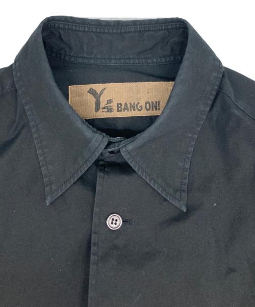 Y's BANG ON!（ワイズバングオン！）Y's BANG ON! (ワイズバングオン！) ブロードシャツ ブラック サイズ:2の古着・服飾アイテム