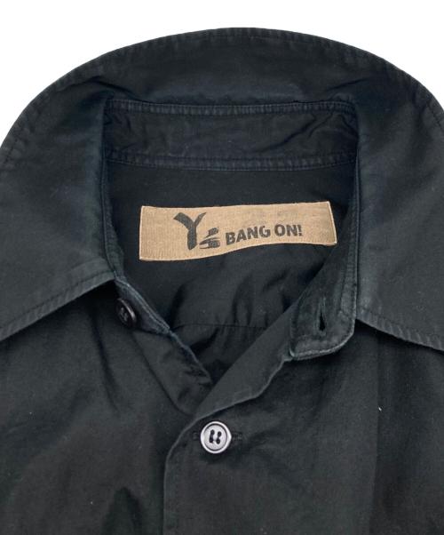 Y's BANG ON!（ワイズバングオン！）Y's BANG ON! (ワイズバングオン！) ブロードシャツ ブラック サイズ:2の古着・服飾アイテム