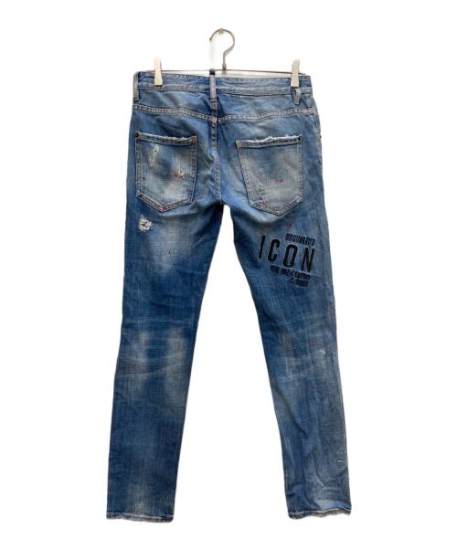 DSQUARED2（ディースクエアード）DSQUARED2 (ディースクエアード) デニムパンツ インディゴ サイズ:44の古着・服飾アイテム