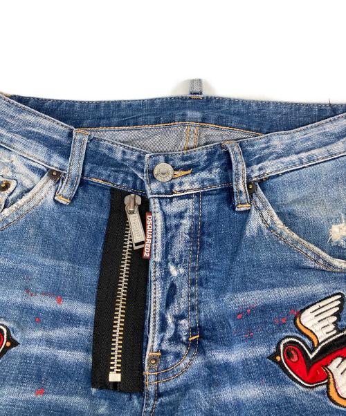 DSQUARED2（ディースクエアード）DSQUARED2 (ディースクエアード) デニムパンツ インディゴ サイズ:44の古着・服飾アイテム