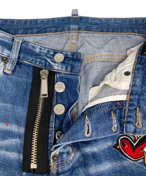 DSQUARED2（ディースクエアード）DSQUARED2 (ディースクエアード) デニムパンツ インディゴ サイズ:44の古着・服飾アイテム