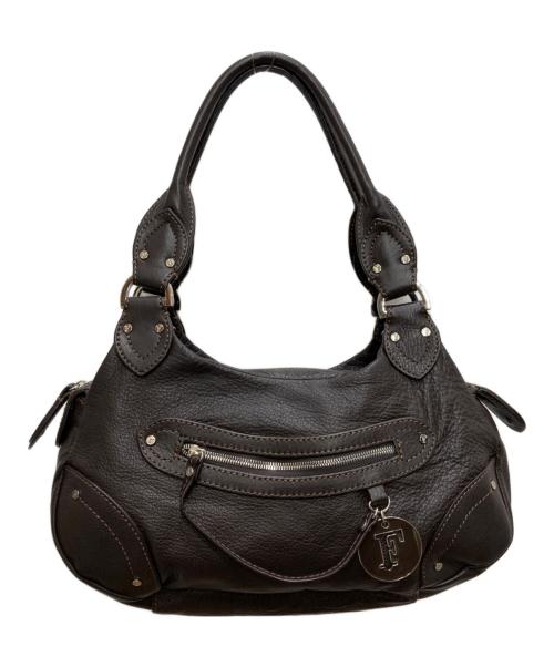 GIANFRANCO FERRE（ジャンフランコフェレ）GIANFRANCO FERRE (ジャンフランコフェレ) ワンショルダーバッグ ブラウンの古着・服飾アイテム