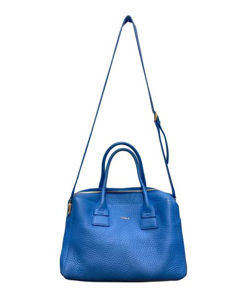 FURLA（フルラ）FURLA (フルラ) トートバッグ ブルーの古着・服飾アイテム