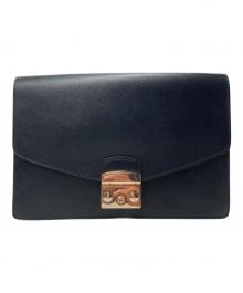 FURLA（フルラ）の古着「チェーンショルダーバッグ」｜ブラック