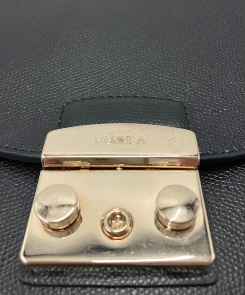 FURLA（フルラ）FURLA (フルラ) チェーンショルダーバッグ ブラックの古着・服飾アイテム
