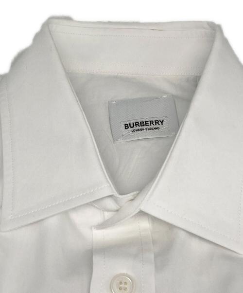 BURBERRY（バーバリー）BURBERRY (バーバリー) Sinclair Cotton Slim-Fit Dress Shirt/シンクレア　コットン　スリムフィット　ドレスシャツ ホワイト サイズ:38の古着・服飾アイテム
