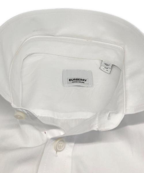 BURBERRY（バーバリー）BURBERRY (バーバリー) Sinclair Cotton Slim-Fit Dress Shirt/シンクレア　コットン　スリムフィット　ドレスシャツ ホワイト サイズ:38の古着・服飾アイテム