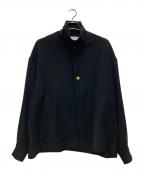 CULLNIクルニ）の古着「Double Satin Coach Jacket/ダブルサテンコーチジャケット」｜ブラック