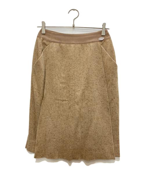 CHANEL（シャネル）CHANEL (シャネル) カシミヤ100％ ジャケットセットアップ ベージュ サイズ:36の古着・服飾アイテム