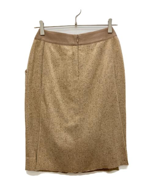 CHANEL（シャネル）CHANEL (シャネル) カシミヤ100％ ジャケットセットアップ ベージュ サイズ:36の古着・服飾アイテム