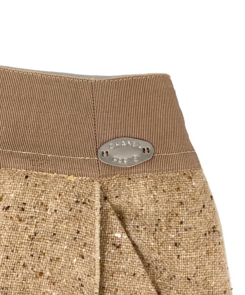 CHANEL（シャネル）CHANEL (シャネル) カシミヤ100％ ジャケットセットアップ ベージュ サイズ:36の古着・服飾アイテム