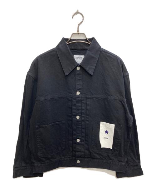 CONVERSE TOKYO（コンバーストウキョウ）CONVERSE TOKYO (コンバーストウキョウ) DENIM JACKET ブラック サイズ:2 未使用品の古着・服飾アイテム