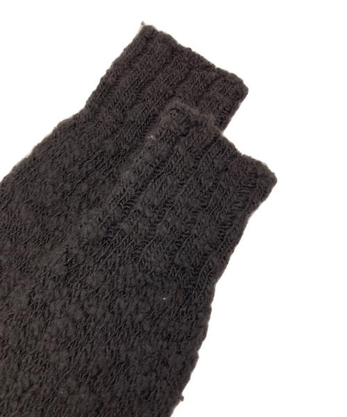 AURALEE（オーラリー）AURALEE (オーラリー) WOOL SLUB KNIT SHORT CARDIGAN/ウール スラブ ニット ショート カーディガン ブラウン サイズ:1の古着・服飾アイテム