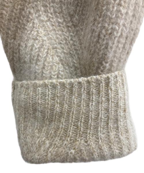BATONER（バトナ―）BATONER (バトナ―) FOX-WOOL CARDIGAN/フォックス ウール カーディガン ベージュ サイズ:2の古着・服飾アイテム