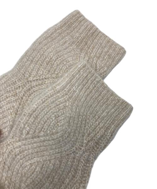 BATONER（バトナ―）BATONER (バトナ―) FOX-WOOL CARDIGAN/フォックス ウール カーディガン ベージュ サイズ:2の古着・服飾アイテム