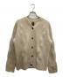 BATONER（バトナ―）の古着「FOX-WOOL CARDIGAN/フォックス ウール カーディガン」｜ベージュ