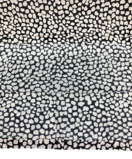 A.P.C.（アーペーセー）A.P.C. (アーペーセー) コットンシルクブラウス ホワイト×ブラック サイズ:34の古着・服飾アイテム