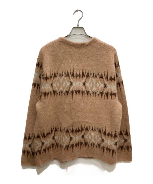 SUPREME（シュプリーム）Supreme (シュプリーム) Abstract Stripe Cardigan ベージュ サイズ:XLの古着・服飾アイテム