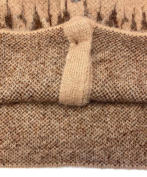 SUPREME（シュプリーム）Supreme (シュプリーム) Abstract Stripe Cardigan ベージュ サイズ:XLの古着・服飾アイテム