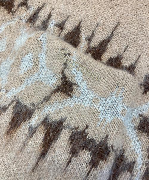 SUPREME（シュプリーム）Supreme (シュプリーム) Abstract Stripe Cardigan ベージュ サイズ:XLの古着・服飾アイテム