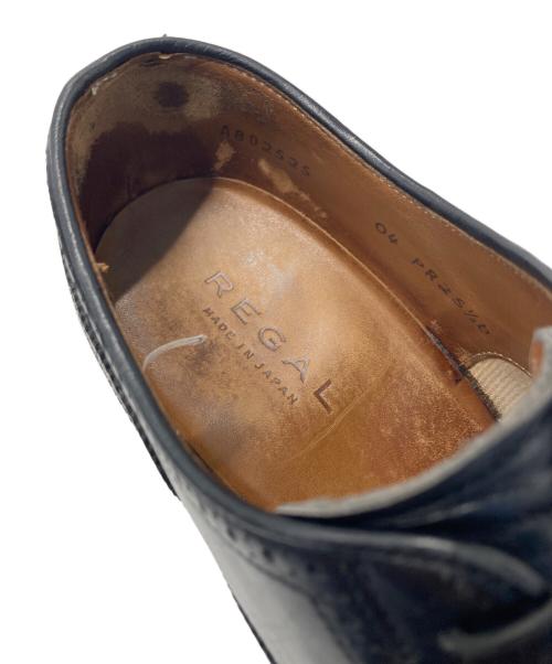 REGAL（リーガル）REGAL (リーガル) ウィングチップシューズ ブラック サイズ:25 1/2の古着・服飾アイテム