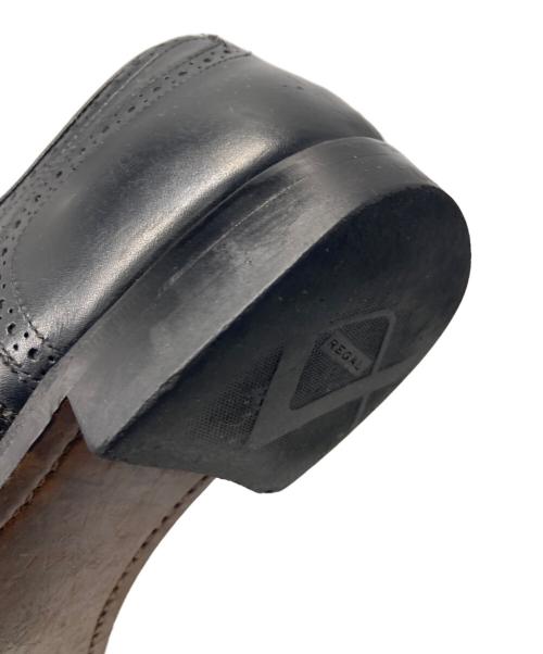 REGAL（リーガル）REGAL (リーガル) ウィングチップシューズ ブラック サイズ:25 1/2の古着・服飾アイテム