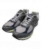 NEW BALANCEニューバランス）の古着「ローカットスニーカー」｜グレー×ネイビー
