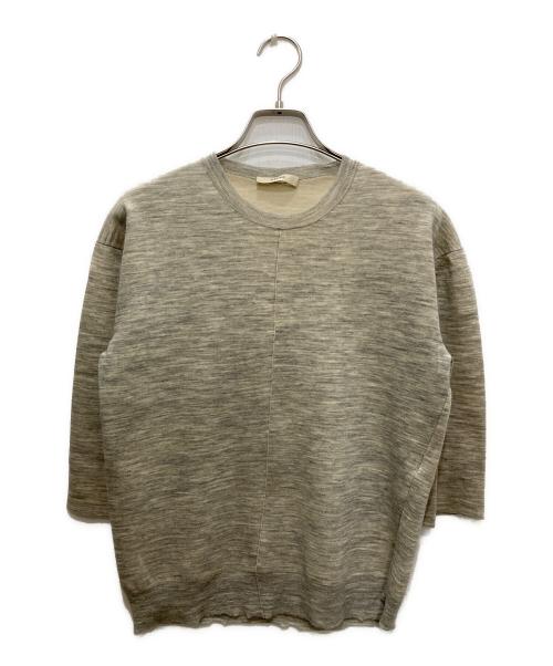 CELINE（セリーヌ）CELINE (セリーヌ) 半袖ニット グレー サイズ:XSの古着・服飾アイテム