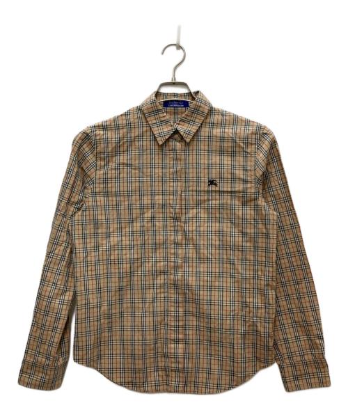 Burberry's（バーバリー）Burberry's (バーバリーズ) ノバチェックシャツ ベージュ サイズ:40の古着・服飾アイテム