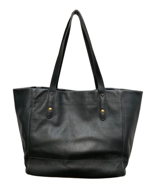 BLUE LABEL CRESTBRIDGE（ブルーレーベルクレストブリッジ）BLUE LABEL CRESTBRIDGE (ブルーレーベルクレストブリッジ) レザートートバッグ ブラックの古着・服飾アイテム