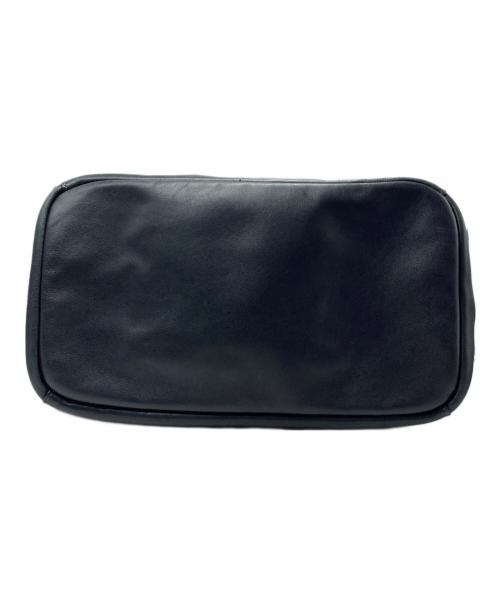 BLUE LABEL CRESTBRIDGE（ブルーレーベルクレストブリッジ）BLUE LABEL CRESTBRIDGE (ブルーレーベルクレストブリッジ) レザートートバッグ ブラックの古着・服飾アイテム