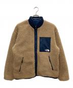 THE NORTH FACEザ ノース フェイス）の古着「リバーシブルエクストリームパイルジャケット」｜ベージュ×ネイビー