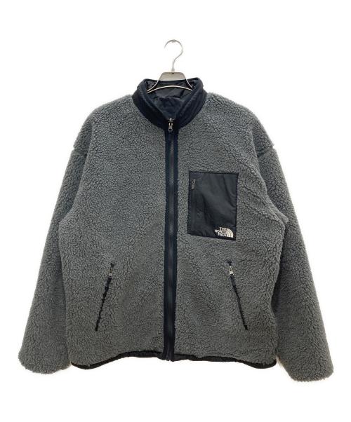 THE NORTH FACE（ザ ノース フェイス）THE NORTH FACE (ザ ノース フェイス) リバーシブルエクストリームパイルジャケット グレー×ブラック サイズ:XLの古着・服飾アイテム