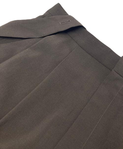 FRAMeWORK（フレームワーク）FRAMeWORK (フレームワーク) 撥水強撚PEサスペンダーパンツ ブラウン サイズ:38の古着・服飾アイテム