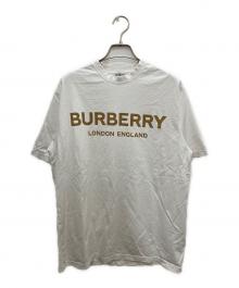BURBERRY（バーバリー）の古着「ELLISON Logo Print Cotton Tee」｜ホワイト