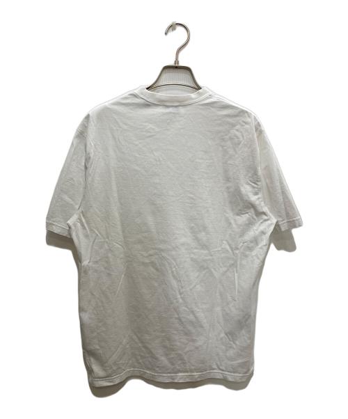 BURBERRY（バーバリー）BURBERRY (バーバリー) ELLISON Logo Print Cotton Tee ホワイト サイズ:Ⅿの古着・服飾アイテム