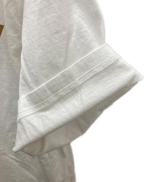 BURBERRY（バーバリー）BURBERRY (バーバリー) ELLISON Logo Print Cotton Tee ホワイト サイズ:Ⅿの古着・服飾アイテム