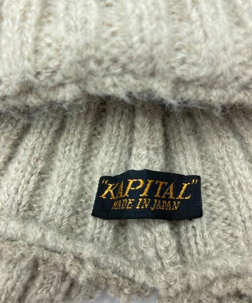 KAPITAL（キャピタル）KAPITAL (キャピタル) 5Gウール ツギハギ GALE Cap/5Gウールツギハギゲイルキャップ ベージュ サイズ:Fの古着・服飾アイテム