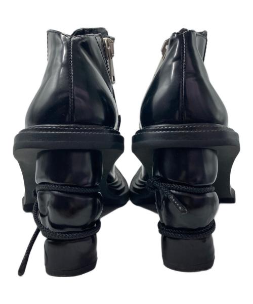 untitlab（アンタイトル）untitlab (アンタイトル) ヒールブーツ ブラック サイズ:40の古着・服飾アイテム