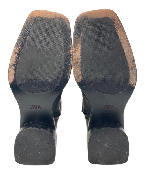 ZARA（ザラ）ZARA (ザラ) MAISON SPECIAL (メゾンスペシャル) サイドジップブーツ ブラック サイズ:40の古着・服飾アイテム