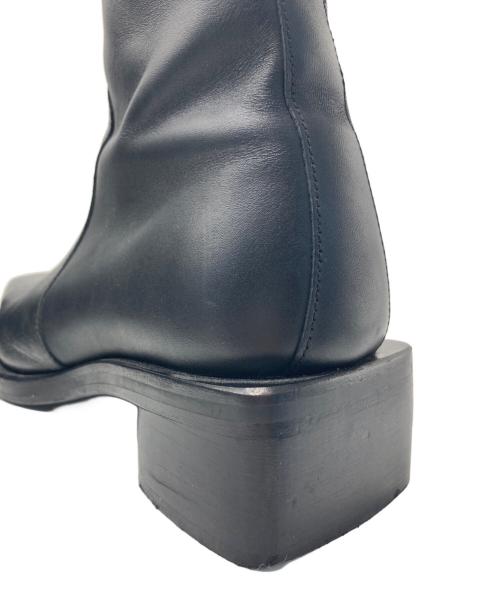 ZARA（ザラ）ZARA (ザラ) MAISON SPECIAL (メゾンスペシャル) サイドジップブーツ ブラック サイズ:40の古着・服飾アイテム