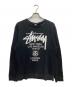 stussy（ステューシー）の古着「プリントスウェット」｜ブラック