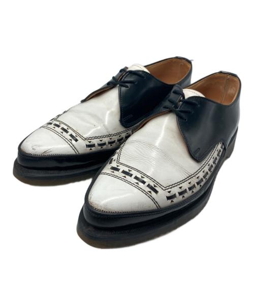 GEORGE COX（ジョージコックス）GEORGE COX (ジョージコックス) コンビシューズ ホワイト×ブラック サイズ:7の古着・服飾アイテム