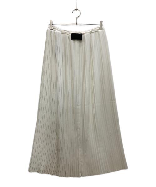 COGTHEBIGSMOKE（コグザビッグスモーク）COGTHEBIGSMOKE (コグザビッグスモーク) アコーディオンプリーツスカート ホワイト サイズ:表記無の古着・服飾アイテム