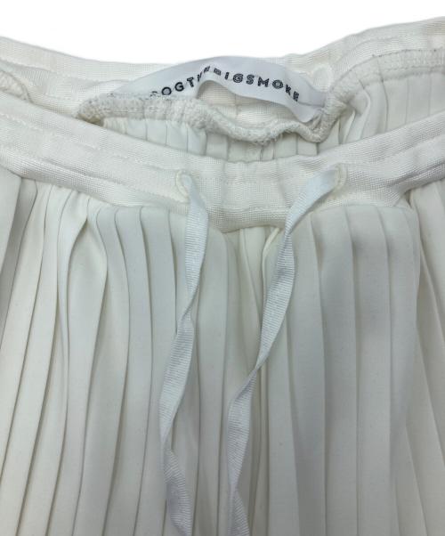 COGTHEBIGSMOKE（コグザビッグスモーク）COGTHEBIGSMOKE (コグザビッグスモーク) アコーディオンプリーツスカート ホワイト サイズ:表記無の古着・服飾アイテム