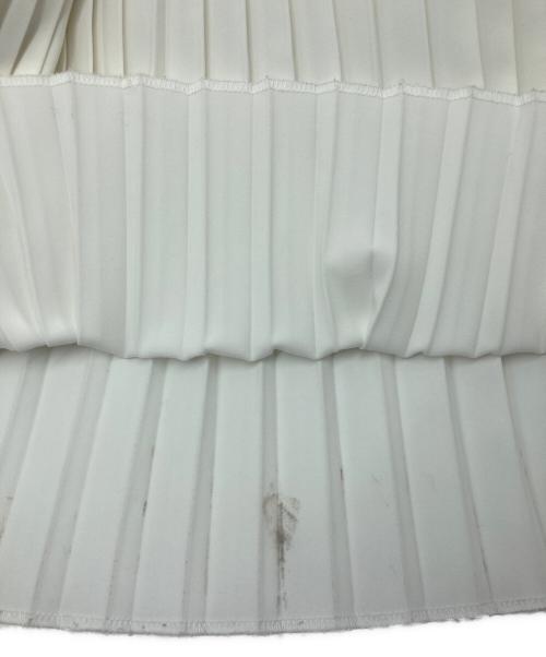 COGTHEBIGSMOKE（コグザビッグスモーク）COGTHEBIGSMOKE (コグザビッグスモーク) アコーディオンプリーツスカート ホワイト サイズ:表記無の古着・服飾アイテム